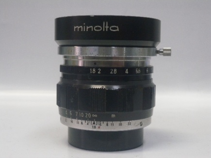 スーパーロッコール5cmF1.8 純正フード付