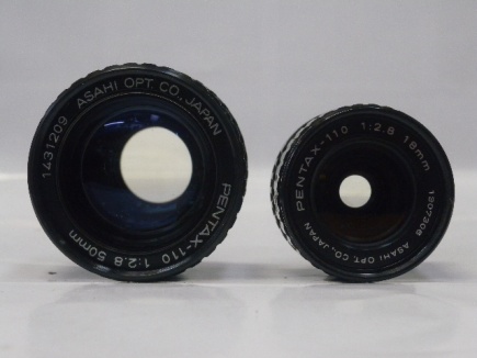 ペンタ110 18mmF2,8・50mmF2.8セット