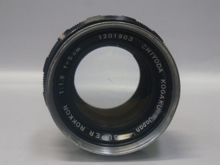 スーパーロッコール5cmF1.8 純正フード付